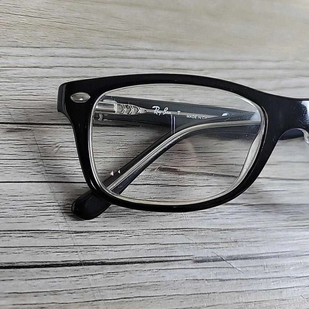 Ray-Ban Kids Eyeglasses Frames RB1531 3529 Black Square Full Rim‎ 46-16 125mm